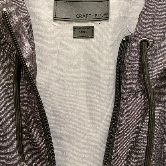 Men’s light weight charcoal grey jacket - size L - Picture 4 of 4